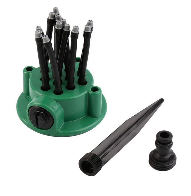 

Садовый автоматический многоструйный дождеватель с вращением на 360 градусов, поливочная насадка, садовый инструмент, ирригационный дождеватель