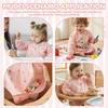 Long Sleeve Baby Bibs Waterproof Kids Art Smock New Full Sleeve Bibs  Baby Feeding