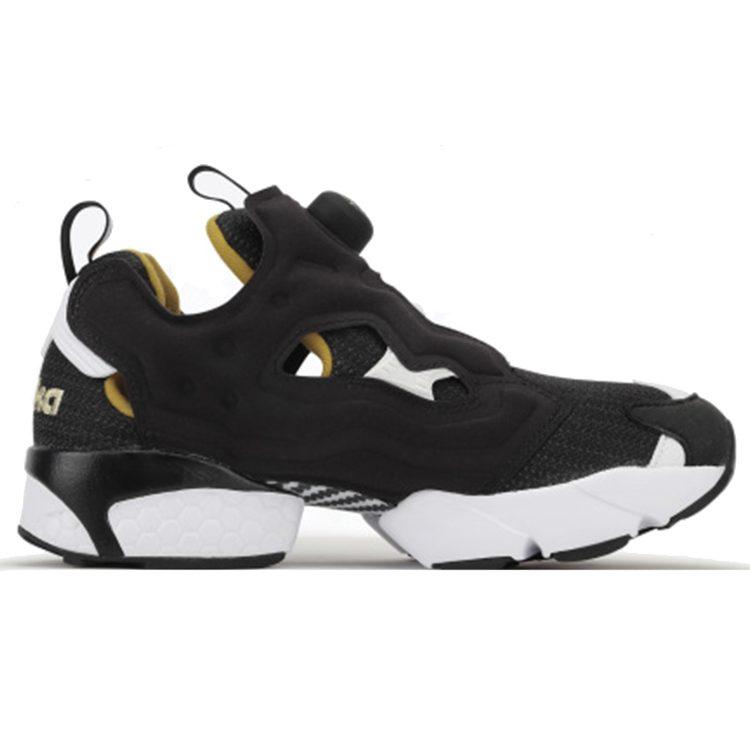 Reebok Instapump Fury Mesh, Ammortizzazione in Tessuto Scarpe Basse Casual Unisex Nero FW4754