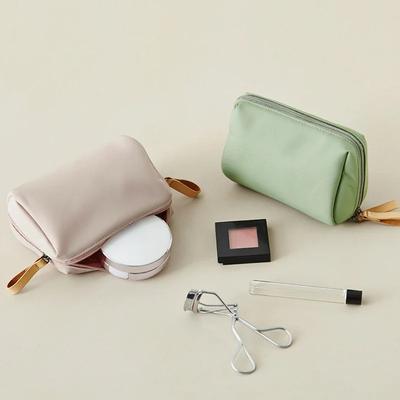 2025 Damen Kosmetiktasche Einfarbig Minimalistischer Stil Make-up Tasche Kulturbeutel Wasserdicht Make-up Organizer Beutel