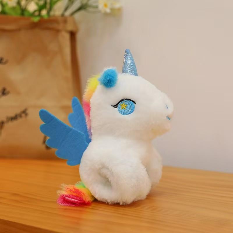 Adorable Rainbow Unicorn Plush Toy Wristb Cute Dragon Design With Soft Pp Cotton Filling For Kids