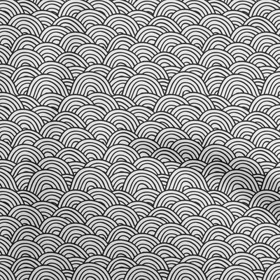 Cotton Flex Black Fabric Asian Traditional Japanese Fabric For Sewing Printed Craft Fabric By The Yard 40 Inch