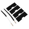 4PCS Washer Dryer Combo Lint Filters with 2 Dryer Vent Brushes Washable Reusable Washing Machine Lint Filter Replacement for WH01X35719
