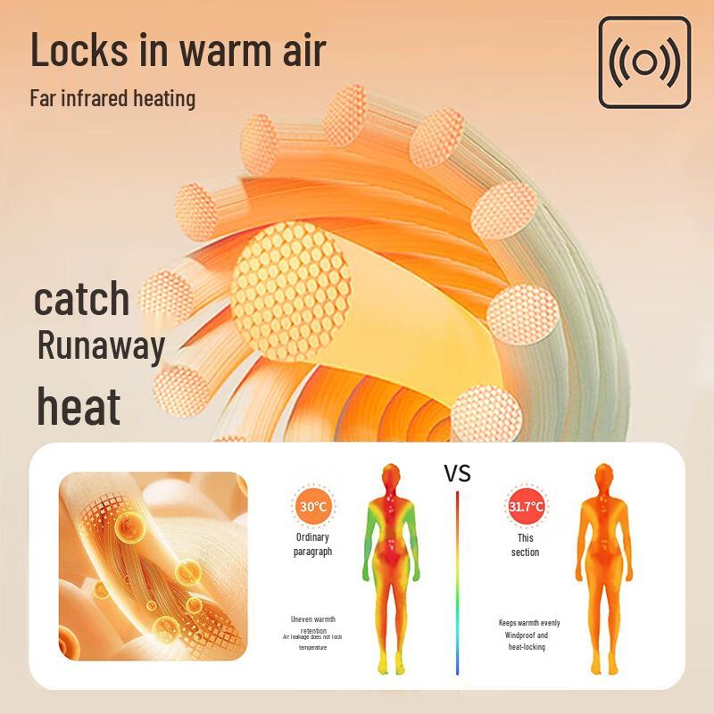 MIIOW Women's Goose Down, Cashmere & Silk Blend Warm Mock Neck Base Layer