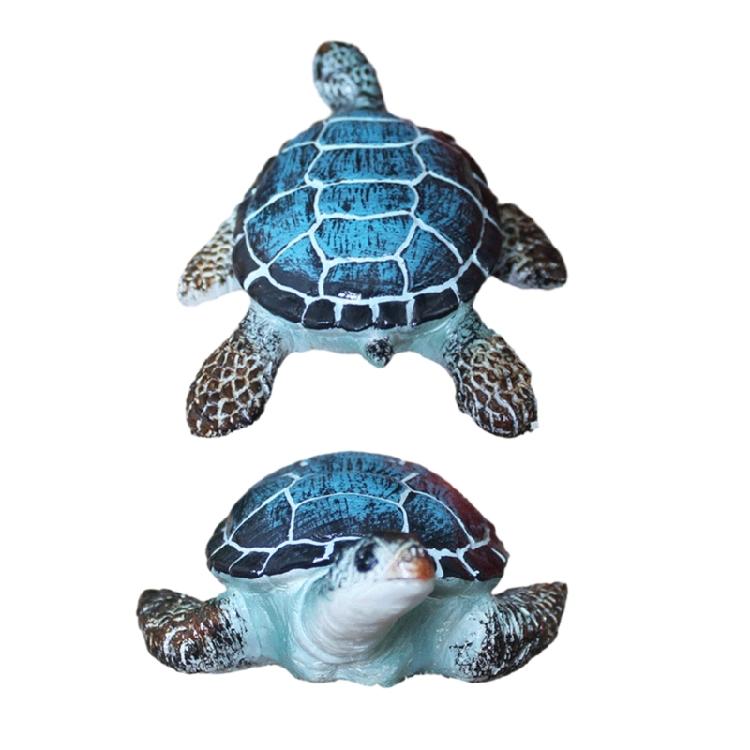 Resin Beach Sea Turtles Miniature Figurine Garden Decoration Fairy Garden