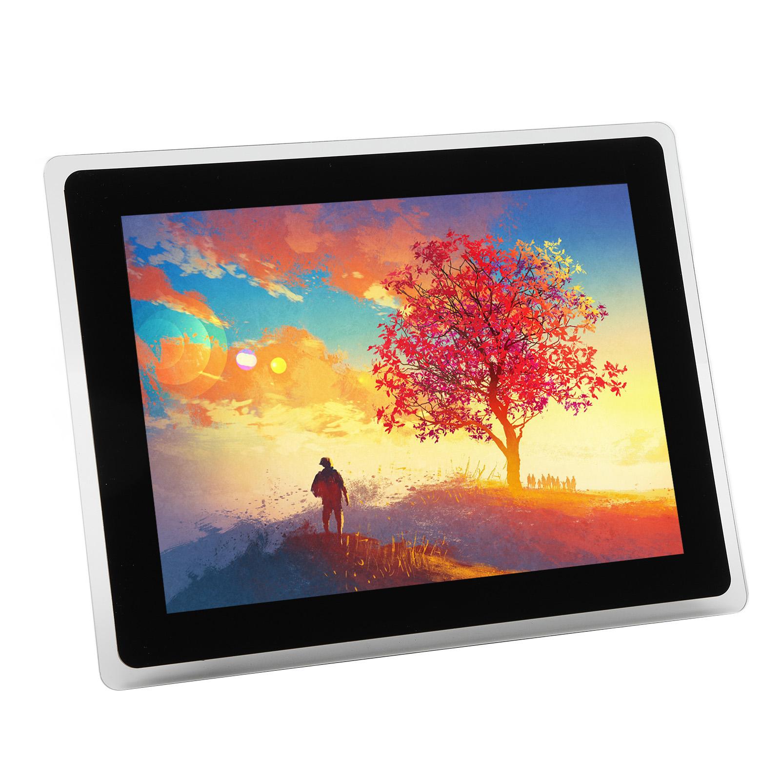 

Цифровая фоторамка с подсветкой 100‑240 В LED 12,1 дюйма 1080P черная ABS и акрил цифровая фотография UK Plug