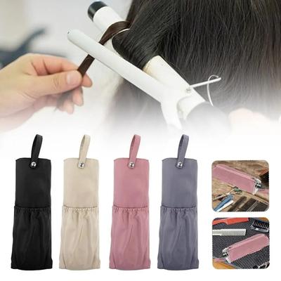 Waterproof and Heat-resistant Curling Iron Storage Bag Japanese Style Hanging Perm Wand Storage Bag Portable Travel Storage Bag