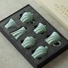 3D Ceramic Gaiwan Teapot Magnet - Creative Tea Ceremony Souvenir