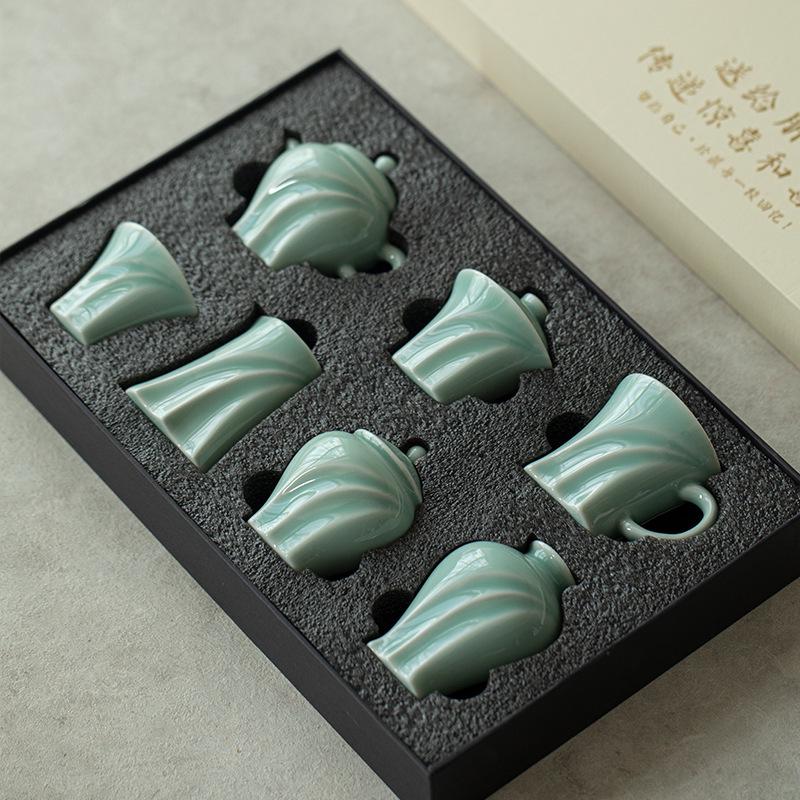 3D Ceramic Gaiwan Teapot Magnet - Creative Tea Ceremony Souvenir