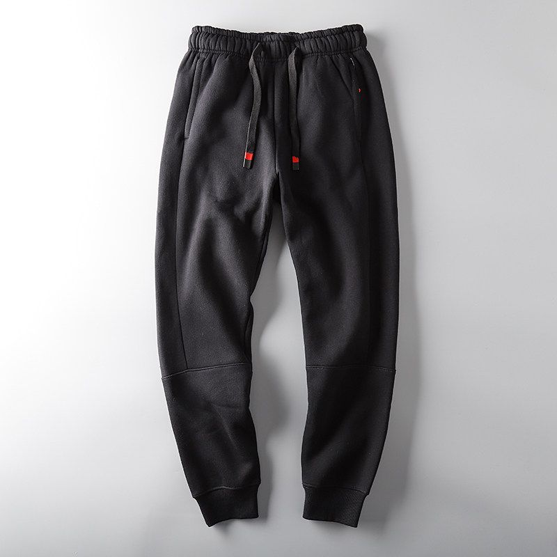 Thickened Export Export Tail Single Cut Label Winter Sweatpants