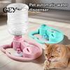 Practical Cat Drinking Solution Automatic Water Dispenser, Feeder Stand Fits Standard Easy Fill Dispenser Bottles, Filter-free Pet Station for Indoor