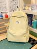 Schoolbag soft solid color soft waxy student small schoolbag girl daily class weekend girlfriend travel backpack