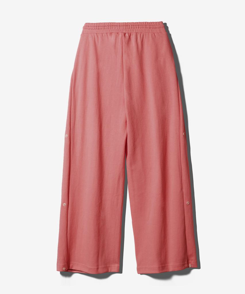 Paensyo Symbol Snap Wide Double Jersey Pants - Red