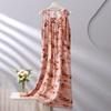 1011 New Lyocell Cotton Nightdress for Women, Breathable, Cool and Comfortable, Advanced Sense, Large Size Home Skirt Can Be Worn Outside
