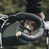 Handlebar-mounted bicycle bag 22l green
