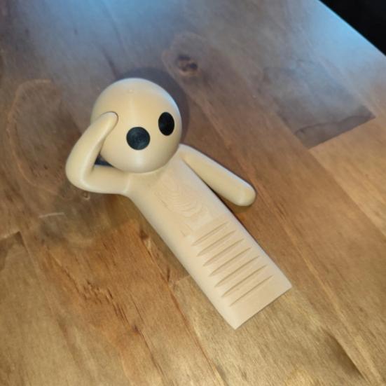 3D Printed Door Stop Little Figure Door Wedge Decorative Floor Door Stop