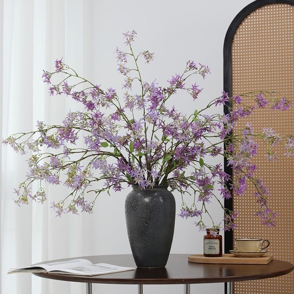 120cm Artificial Jasmines Flower Beautiful Handmade Silk Simulation Jasmine Realistic Real Touch Fake Flower Home Garden Decor
