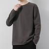 Mannen T-shirt Lange Mouwen Ronde Hals Vochtafvoerend Normale pasvorm Casual Lente Herfst Effen Kleur Mannelijke Basic Trui Top streetwear