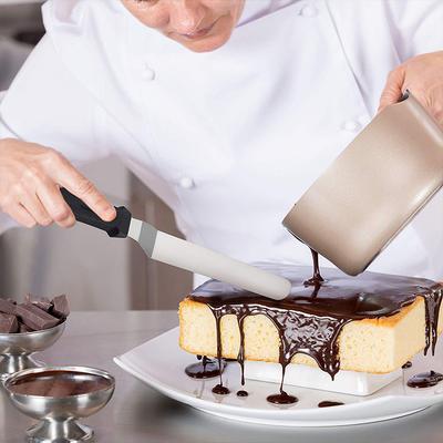 Dual-Head Stainless Steel Spatula - Straight & Offset Icing Spreader for Cake Decorating and Baking