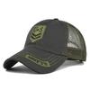 Summer Fashion Mesh Baseball Cap For Men High Quality Adjustable Breathable Cotton Streetwear Outdoor Sports Sun Visor Hat