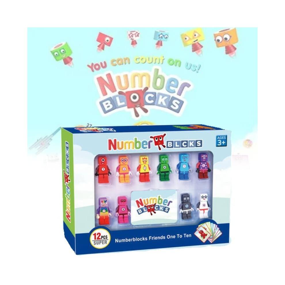 Figuren Numberblocks Action-Modell Bausteine Spielzeug DIY Pädagogisches Geschenk Kinder