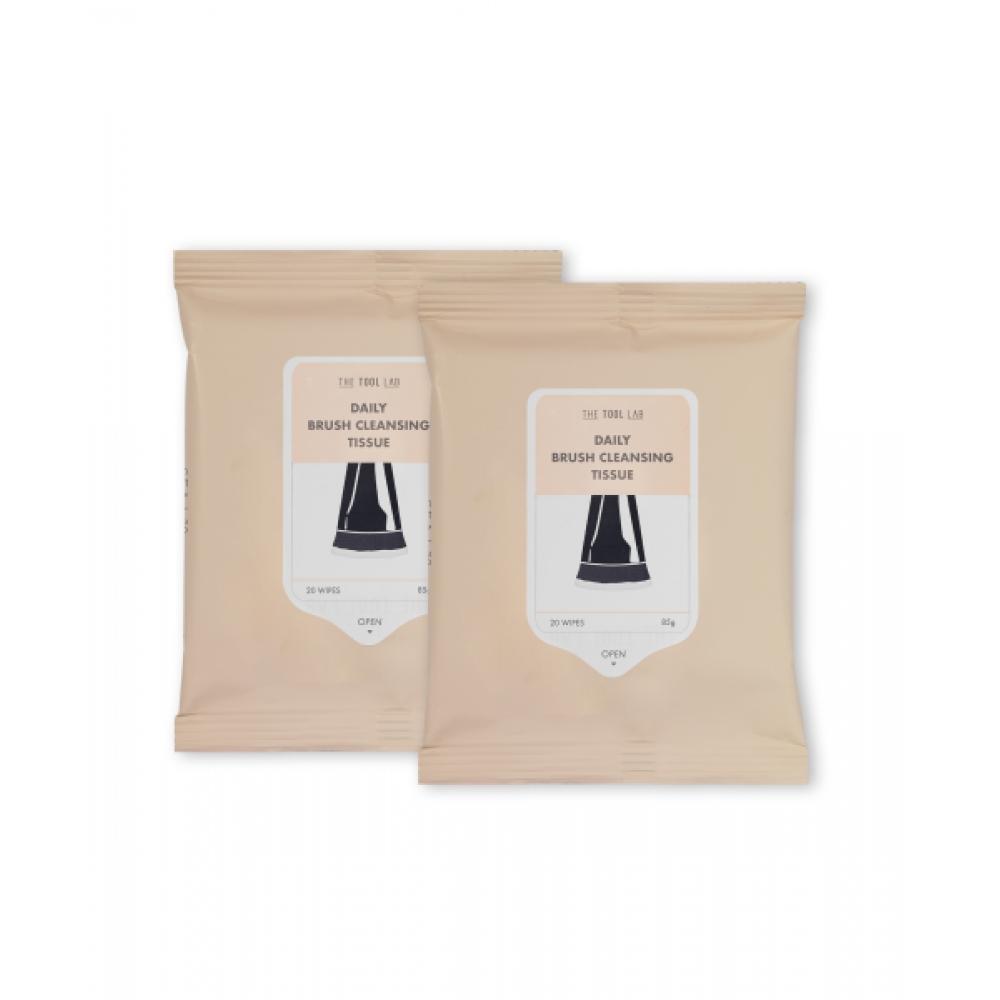 

Thetoollab [easy Cleanser] 2 Brush Cleansing Tissues For Daily Use 1036 brush cleansing tissue set of 2