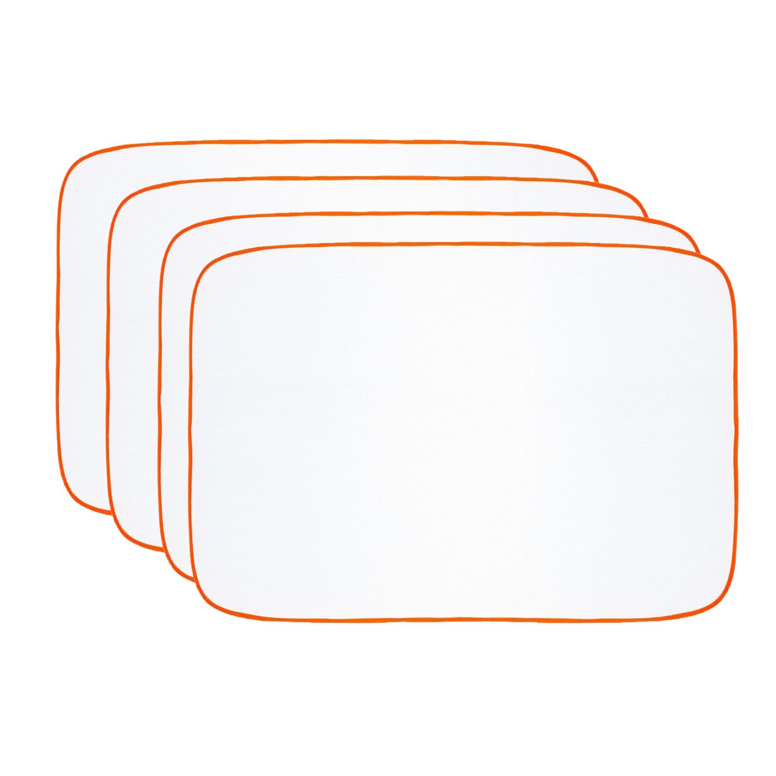 

4 шт. Припаленный коврик для глажки, Ткань, Сетчатая ткань для глажки для улучшения ухода за одеждой, Долговечность, Полиэстеровая изоляционная ткань B