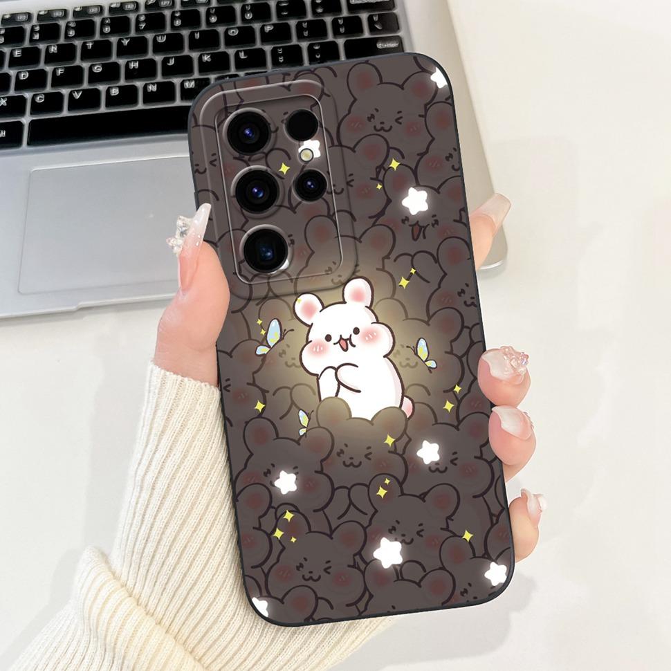 For Samsung Galaxy S24 Ultra Case Beautiful Cartoon Cover S24Ultra S928B S928U Soft TPU Phone Case For Samsung S24 Ultra Shell