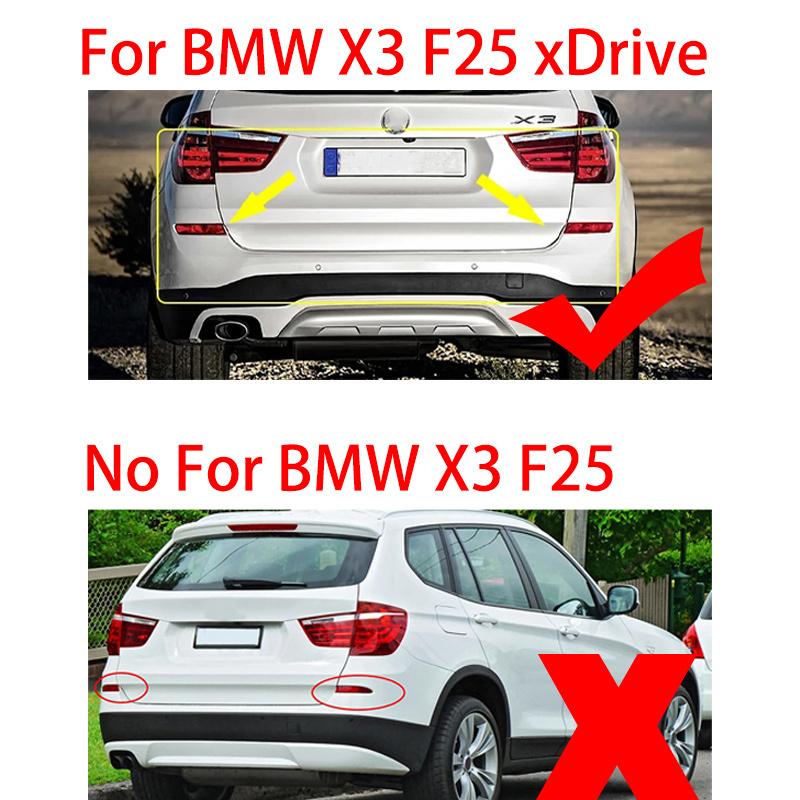 Für BMW X3 F25 xDrive 20i 28i 2015 2016 2017 Stoßfänger hinten Reflektor Rückleuchteneinheit 63257352209 63257352210 Lampe Rückleuchte