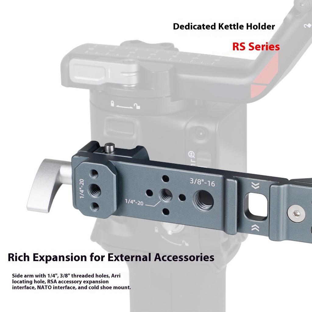 Ergonomischer Stabilisatorgriff mit Verstellmöglichkeit für Systeme zur Vibrationsdämpfung