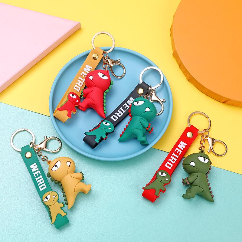 3D Cartoon Dinosaur Keychain - Children's Pendant Toy