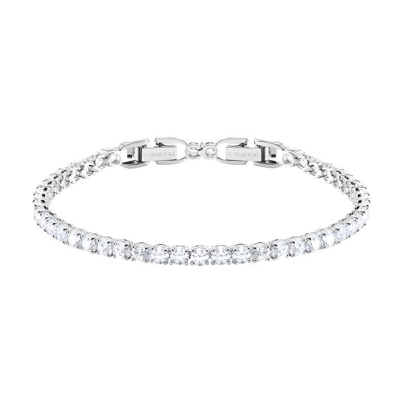 Swarovski Tennis Deluxe Rhodium-Plated Armband Damesarmband 5409771 Box (Random Color)