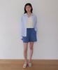 Moui Banding Ribbed Shorts (Blue)