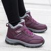 Elderly Shoes Cotton Shoes Winter Velvet Warm Cotton Shoes Waterproof Middle-aged and Elderly Walking Shoes Non-slip Mother Shoes Snow Boots