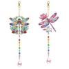 2Pcs 5D DIY Diamond Painting Sun Catcher Crystal Painting Ornaments for Adults DIY Summer Home Garden Hanging Ornament