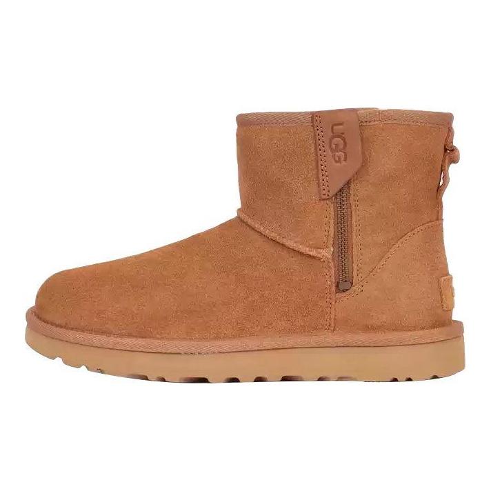 UGG Thermal Cushioning Slip Resistant Short Snow Boots Women's Chestnut Sneakers 1151230CHE