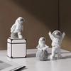 1-4PCS Astronaut Figure Toy Desktop Ornaments Resin Outer Space Birthday Cake Dolls Spaceman Model for Kids Funny Gift