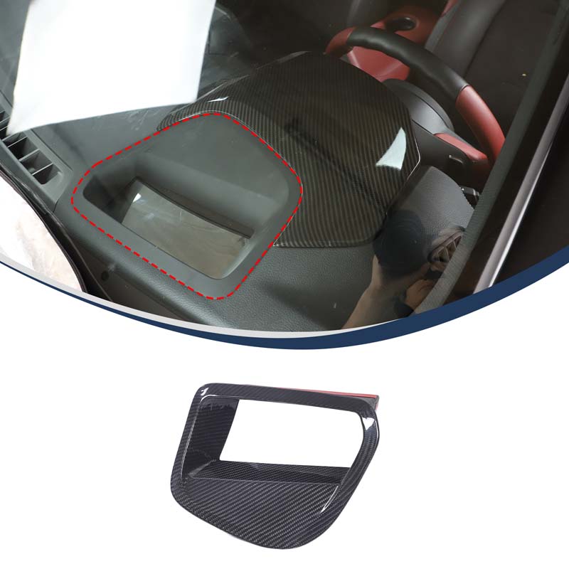 Real Carbon Fiber For Toyota Supra MK5 A90 2019-2025 Center Console Steering Wheel Interior Gear Decoration Mirror Trim Sticker