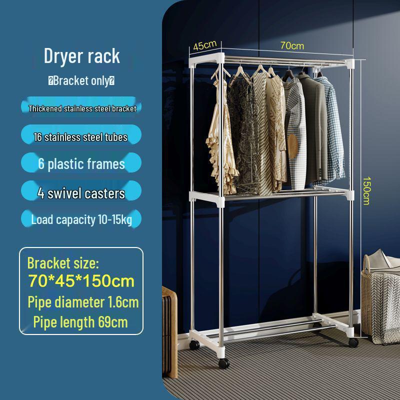 Household Dryer Cover and Stand Wardrobe Accessory