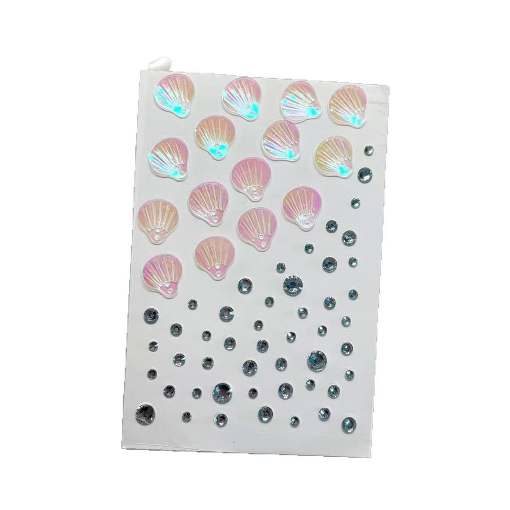 Fairy Face Makeup Stickers for Kids: Pearl, Rhinestone, Butterfly & Diamond Eye Accents