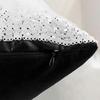 Sequins Throw Pillow Cover Funny Cute Ghost Pillowcase Decorative Cushion Cover for Home Sofa Living Office Car Party Decor
