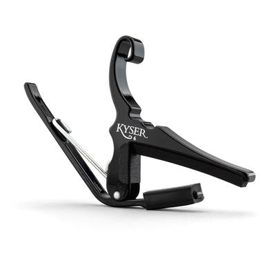 Kyser KG6B Guitar Lightweight for Acoustic Black Capo, Aluminum, 6-String Guitars,