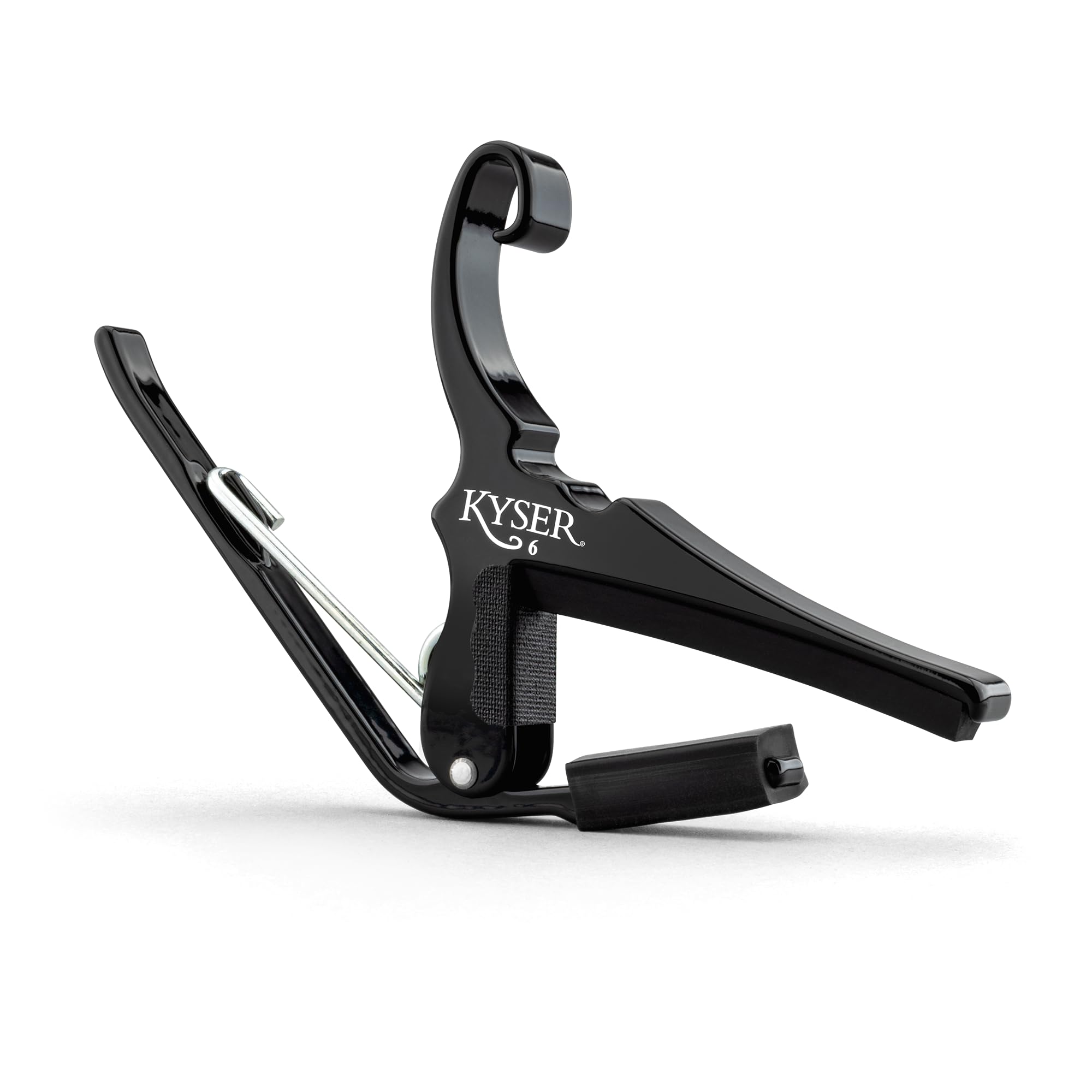 

Kyser KG6B Guitar Lightweight for Acoustic Black Capo, Aluminum, 6-String Guitars, чёрный