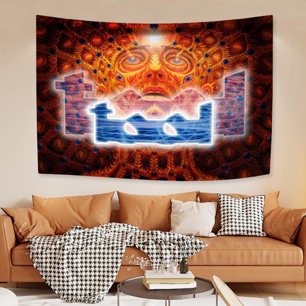 TOOLS Heavy Rock Band Tapestry Polyester Digital Printing Banner Wall Hanging Background For Bedroom Dorm Wall Art Out Door Flag