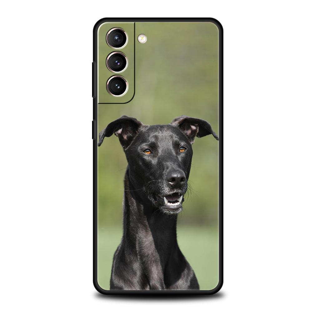 Galgo Greyhound Dog Phone Case For Samsung Galaxy S25 Edge S24 S23 S22 S20 Ultra S21 FE 5G S10 Plus Soft TPU Cover