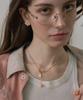 Merrymotive Orange Sunshine Gemstone Surgical Necklace