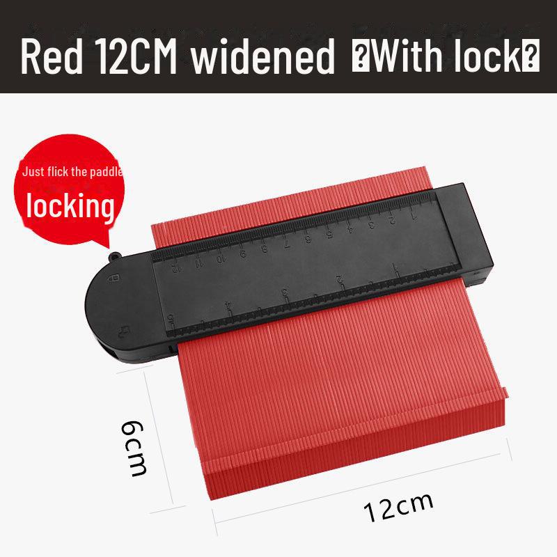 Multifunctional Contour Measuring and Profiling Gauge for Woodworking and Irregular Shapes