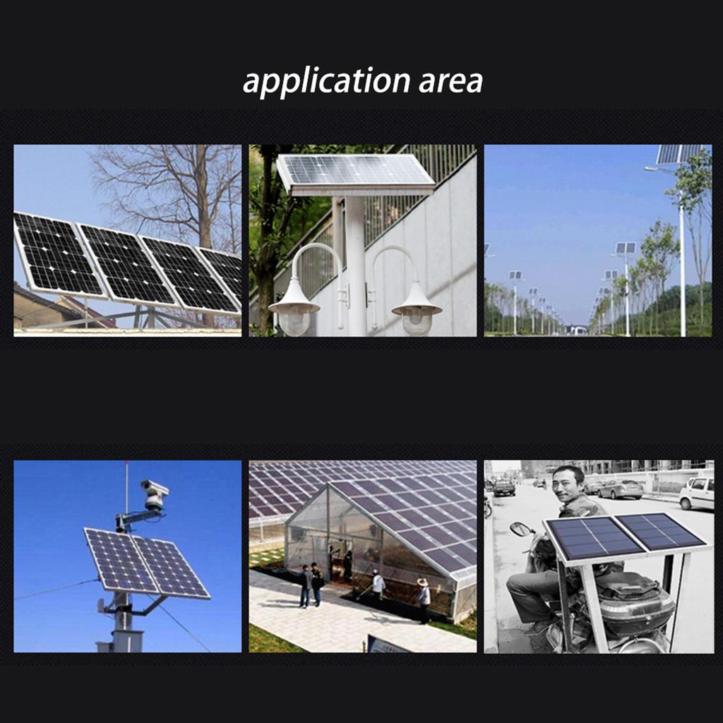 DC Output 3W 6V Monocrystalline Silicon Solar Panel Module Battery Lamp Charger Power Supply