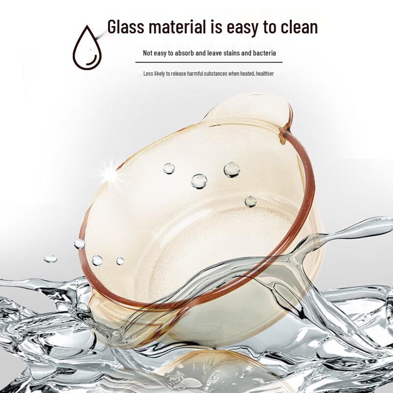 VISIONS 0.8L Crystal Clear Glass Saucepan