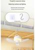 Smart USB Rechargeable Fan with Night Light for Dorms and Camping